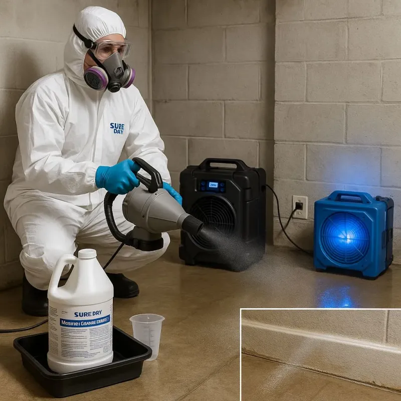 Sanitization and Odor Removal process in Sullivan, IL