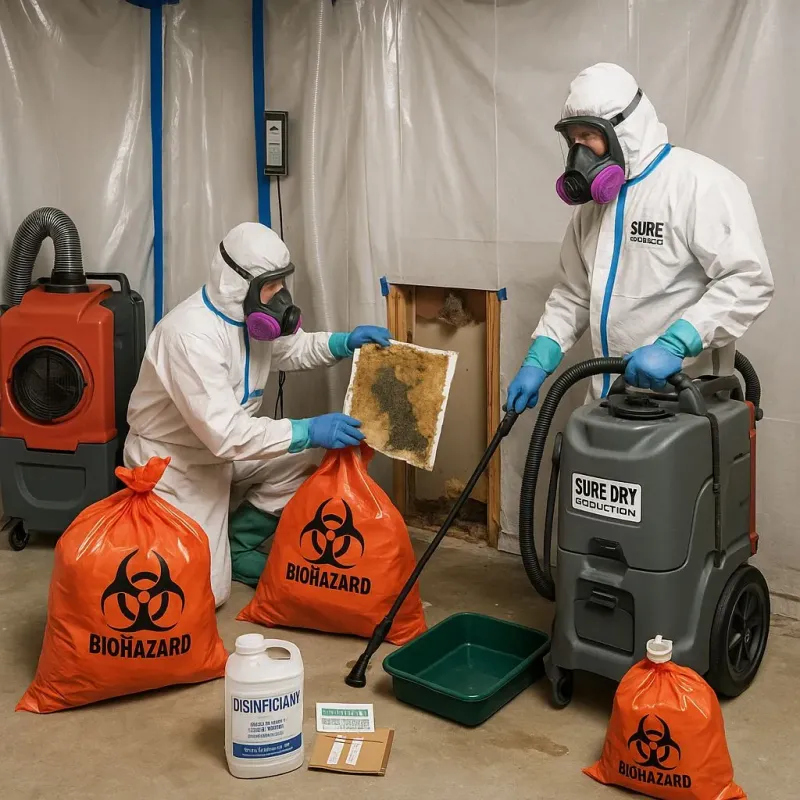 Contaminated Water Handling Protocols process in Sullivan, IL